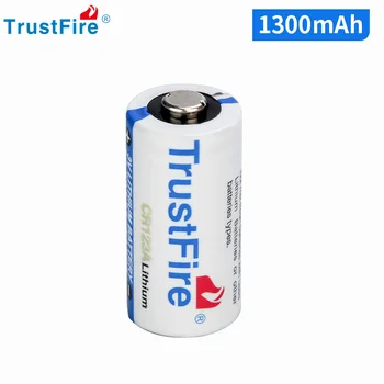 4pcs/daug Aukštos Kokybės Trustfire CR123A 16340 Ličio Li-ion Baterijos Trustfire 3V Baterija 1300mAh Nemokamas Pristatymas