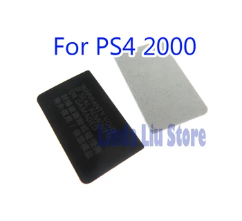 50pcs Black Atgal Lipdukas Etiketės, Plombos Sony Playstation PS4 PS 4 2000 Konsolės korpusas su Lukštais Slim Lable