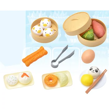 74Pcs Vaikų, Virtuvės Apsimesti Žaisti Modeliavimas Pusryčių Maisto Žaislai Vaikams Švietimo Žaislai - Kinijos Ir Vakarų Pusryčiai