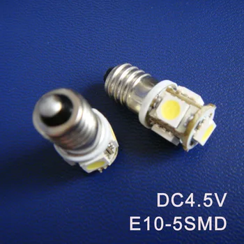 Aukštos kokybės 4.5 V E10,E10 4.5 V Šviesos,LED E10,5V E10 Lempos,E10 Indikatorius,E10 Lempos,E10, Lemputės,E10 Šviesos 1W,nemokamas pristatymas 5pc/daug