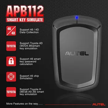 Autel APB112 Smart Klavišą Simuliatorius Veikia Autel MaxiIM IM608/ IM508