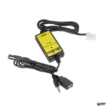 Automobilinis Audio Adapteris CD Keitiklis MP3 Sąsaja AUX, SD, USB Duomenų Kabelis 2x6Pin Toyota Camry 