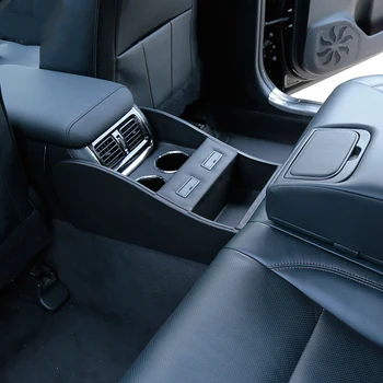 Automobilio Galinė Sėdynė Laikymo Dėžutė Vidaus Apdaila, Modifikacijos, Priedai USB Įkrovimo Stovas Toyota Crown S200 S210 2008-2018