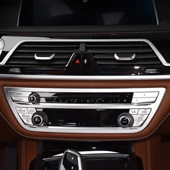 Automobilio Stilius Kontrolės Oro Kondicionavimo sistema, CD Pulto Mygtukas Dangtelis Sitckers BMW 3 4 Serijos 3GT F30 F32 F34 Interjero Automobilių Reikmenys