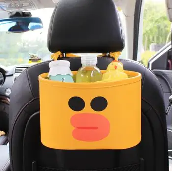 Automobilio viduje animacinių filmų šiukšlių mados kūrybos kabinti multi-funkcija, automobilių galinis saugojimo segmento automobilių saugojimo krepšys-371