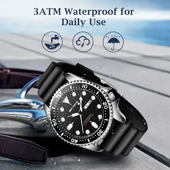 Ben Nevis vyriški Laikrodžiai Kvarcinis Analoginis laikrodis su Dienos Šviesos Rankas Karinės Žiūrėti Vandeniui Gumos Dirželis Laikrodis Žmogui