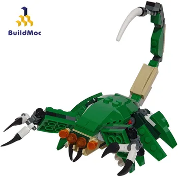 BuildMoc Kūrėjas Gyvūnų kūjagalvius Mini Animacinių filmų Gyvūnų Blokai SS Idėjų Keista Būtybė Plytų Švietimo Vaikas Žaislas
