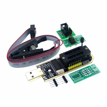 CH341A Serijos EEPROM, Flash BIOS USB SOP8 Bandymo Įrašą EEPROM programavimo+2 adapteriai 1.8 V adapteris, skirtas 