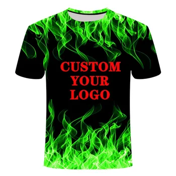 Custom 3d marškinėliai vyriški 2020 metų Vasaros Naują Atsitiktinis Trumpas Rankovės Tees O-neck t marškinėliai Topai