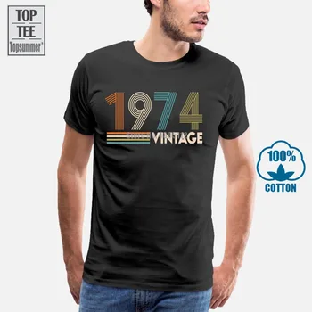 Derliaus 1974, T-Marškinėliai Medvilnės Vyrų Marškinėliai Vyrams Juodi Top Juoda T-Shirt, Hip-Hop, T-Marškinėliai Paprasto Marškinėliai Anime Marškinėlius