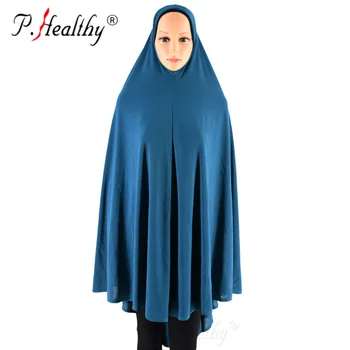 Didmeninė Musulmonų Didelis Dydis Vienas Gabalas HIJAB Gryna Spalva vientisa Spalva Ovesize Hijab galvos apsiaustas
