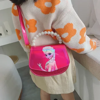Disney vaikams messenger maišelį, Užšaldyti Elsa pečių maišą mergina, rankinė, pirkinių krepšys mergina rankinėje mados maišelį
