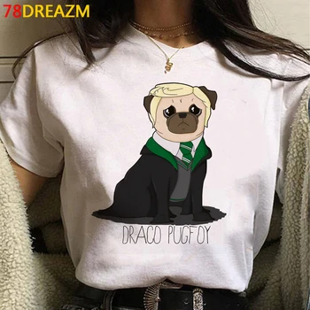 Draco Malfoy t-shirt viršuje tees moterų tumblr pora streetwear plius dydžio baltos spalvos marškinėlius vasaros top harajuku kawaii harajuku