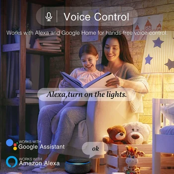 E27 Smart Lemputes Wifi Alexa Lempos RGB LED Šviesos arba 24key Infraraudonųjų spindulių Valdymo Spalvotų Pritemdomi Spalva Keičiasi naktinė lempa Namų