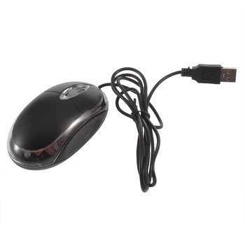Ergonomiškas Dizainas USB Laidinio Optinė Maus Žaidimų Pelės Žaidėjus VADOVAVO DELL, ASUS Nešiojamas Kompiuteris Juoda