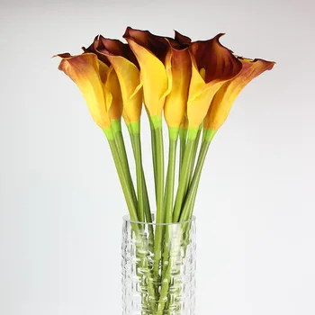 (EXTRA 10%OFF/2LOTS) 5 Vnt/Daug Didelio Dydžio Calla Lily Home/Vestuvių Papuošimas Nekilnojamojo Touch Gėlės Callas