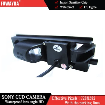 FUWAYDA HD CCD Automobilio galinio vaizdo Atvirkštinio Atsarginė Kamera su stovėjimo linijos vandeniui stovėjimo puikus Toyota RAV4 2006-2012