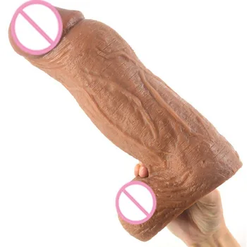 Geriausia pardavimo skersmuo 8cm didelis, švelnus dildo realus didelis dildo realybės gyvis varpos dildo moterų masturbacija suaugusiųjų sekso žaislai