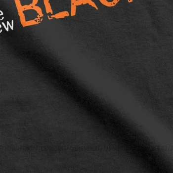Harajuku Oranžinės spalvos Yra New Black Plius Dydis T-shirt Moterims, Visos Rungtynės OITNB Medvilnės Marškinėliai Ins Viršūnes Tees Moterų Drabužiai