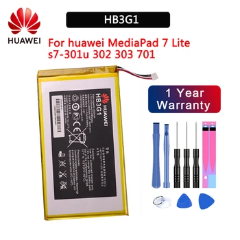Hauwei originalus HB3G1 4000mAh MediaPad Baterija Huawei S7-303 S7-931 T1-701u S7-301w MediaPad 7 Lite s7-301u S7-302
