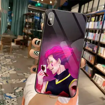 Hisoka Hunter x Anime Telefono dėklas Grūdintas stiklas iphone 5C 6 6S 7 8 plus X XS XR 11 PRO MAX