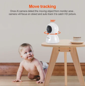 INQMEGA 5G Tuya IP Kamera Dual Band WiFi 1080P HD Infraraudonųjų spindulių Naktinio Matymo Kūdikio stebėjimo Apsaugos VAIZDO Belaidė Stebėjimo Kamera