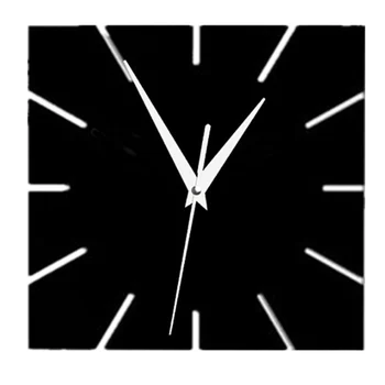 Karšto pardavimo akrilo veidrodis, sieninis laikrodis modernaus dizaino laikrodžiai reloj de sumalti žiūrėti kambarį adata europoje senovinių namų horloge