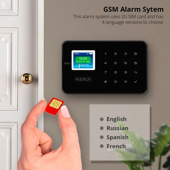 KERUI G18 GSM apsaugos Sistemos, Namo Apsaugos Sistemų APP Belaidžių Signalizacijos Priešgaisrinė Apsauga, Judesio Jutiklio Apsaugos Signalizacijos