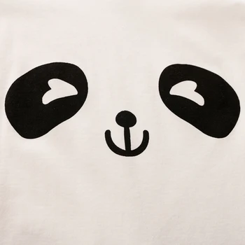 Kūdikis, Berniukas Romper Jumpsuit Organinės Medvilnės Gimęs Drabužius Panda Rudenį Jaunikliai Rampers Boutique Kostiumas Vienas Gabalas Onsie Darbo Drabužiai