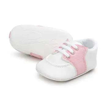 Kūdikių bateliai PU ne odiniai Minkšti apačioje Naujagimį berniuką batai Laisvalaikio Sneaker Vaikiška avalynė Vaikams 