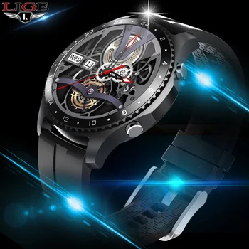 LIGE 2020 Naujas Smartwatch visiškai jutiklinis Ekranas IP67 atsparus vandeniui Sporto treniruoklių žiūrėti elektroninių Luxury smart watch 