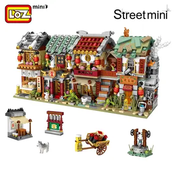 LOZ Mini Blokas Mini Kinija Gatvės Kinų Tradicija, Specialusis Modelis, 
