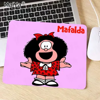 Maiya Aukščiausios Kokybės Animacinių Filmų Mafalda Guma Pelės Patvarus Darbalaukio Kilimėlis Nemokamas Pristatymas Didelis, Mouse Pad Klaviatūros Kilimėlis
