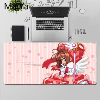 Maiya Aukščiausios Kokybės Cardcaptor Sakura Žaidimų Žaidėjas stalas laptop Guma Pelės Kilimėlis Nemokamas Pristatymas Didelis, Mouse Pad Klaviatūros Kilimėlis