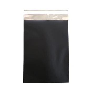 Matinė juoda poli voko maišelį 18 x 25cm, 7x10 juoda matinė poli vokas vokai pristatymas
