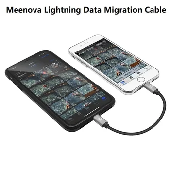 Meenova Lightning Ligthning Duomenų Perkėlimo Kabelis,Klonas,Perkelti Nuotraukas,Vaizdo įrašus,Kopijuoti App už iPhone 12 Pro MAX 11,Xs,Xr, iOS14