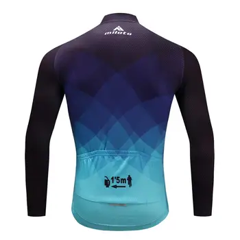 MILOTO žiemą dviračiais drabužių maillot ciclismo šilumos vilnos ilgas rinkiniai 2019 vyrų kalnų dviračių kostiumai lenktynių, važinėjimas dviračiu rinkiniai
