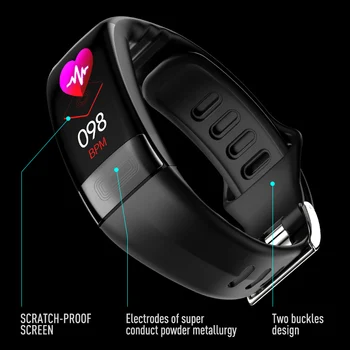 MKS Smartband Kraujo Spaudimas Smart Juosta Širdies ritmo Monitorius PPG EKG Smart Apyrankę Veiklos Fitness Tracker Elektronika Apyrankė