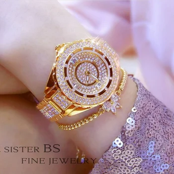 Moteris žiūrėti diamond Elektroniniai laikrodžiai Kvarcinis laikrodis Su Deimantų Preciziniai Plieno Diržas Kvarco Žiūrėti į moteris žiūrėti prekės