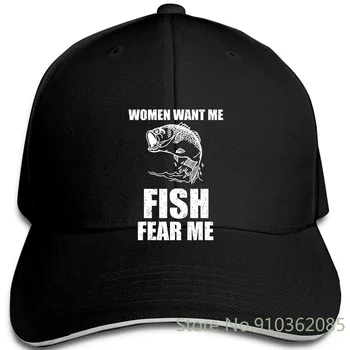 Moterys Nori Manęs, Žuvų Baimė Mane Žuvys Vasaros Naują Spausdinimo Vyras Spausdinti Vyrų reguliuojamas kepurės Beisbolo kepuraitę Vyrai Moterys