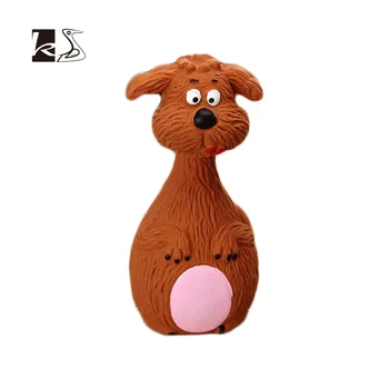 Naminių gyvūnų prekių žaislas šuo phonatory latekso šlifavimo žaislas mielas ir kawaii gyvūnų animacinių filmų žaislų bitė-atsparus molars latekso žaislas šuo