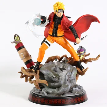 Naruto Shippuden Uzumaki Naruto Kovos Deginimas Vėjo, su Šviesa, PVC Pav Kolekcines Modelis Žaislas