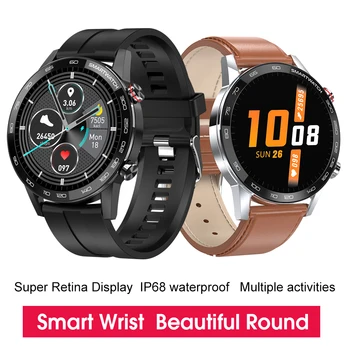 Naujas L5 Atnaujinti L16 Smart Watch Vyrų IP68 Vandeniui Kelis Sporto Režimą, Širdies ritmo Orų Prognozė Bluetooth 