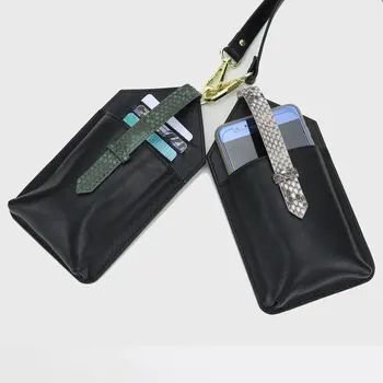 Naujas natūralios odos telefono laikiklį su peties dirželis kortelės turėtojas hasp telefono, piniginės, odinės virvelės peties telefoną, piniginę krepšys