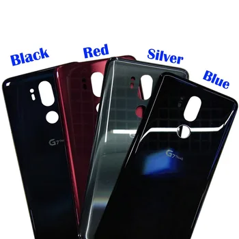 Naujas Originalus Stiklas LG G7 ThinQ Baterijos dangtelis Durys G7+ G710 G710EM Galiniai Būsto Atgal Atveju, Su Klijais Pakeitimo Dalis