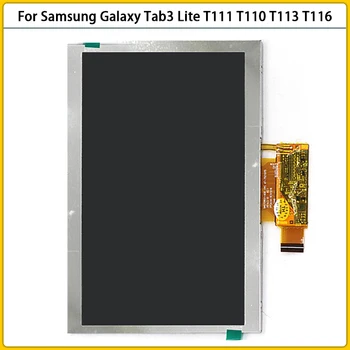 Naujas T110 LCD TouchScreen Samsung Galaxy Tab 3 Lite SM-T110 T111 LCD Ekranas Jutiklinis Ekranas Skydelis skaitmeninis keitiklis Jutiklis Replac