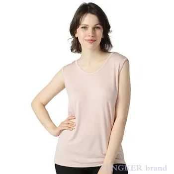 Negabaritinių extra large dydis Modalinis plataus peties liemenė moteriška dugno marškinėliai plius dydis 8XL 7XL plius didelis viduje strap tank top