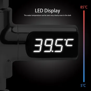 NICEYARD Vandens Temperatūros Matuoklis Monitorius LCD Skaitmeninis Temperatūros Detektorius, skirtas Namų Dušas, Vonios kambarys, Kūdikių Priežiūros