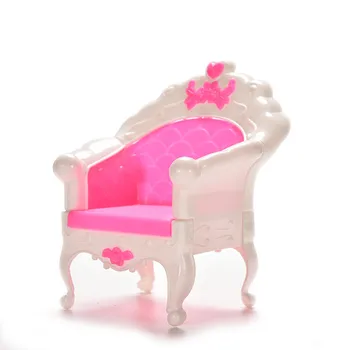NK 4 Vnt/Set Lėlės Priedai Mados Stilius Princesė Dream house Kėdė, Sofa-lova, Fotelis Baldai Barbie Lėlės Dovanų Didmeninės