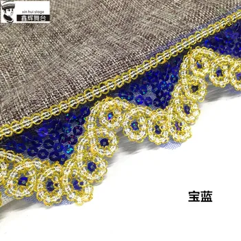 Nėrinių apdaila Aukso vinage siuvinėjimo nerijos nėrinių audinio Apdaila nėrinių juostelės rankų darbo maišelis juostos siuvimo DIY